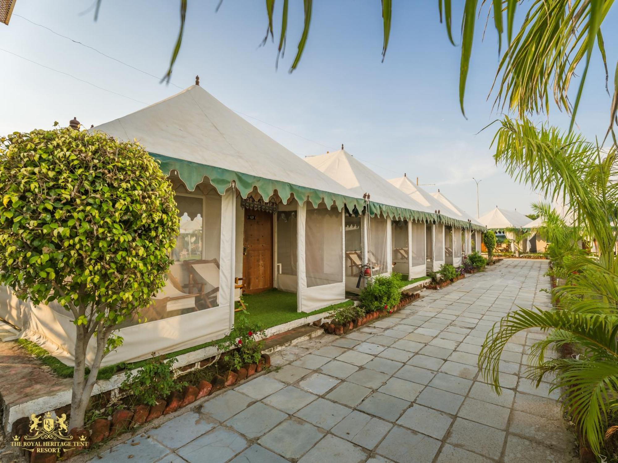 Kevadia The Royal Heritage Tent Resort- Statue Of Unity מראה חיצוני תמונה