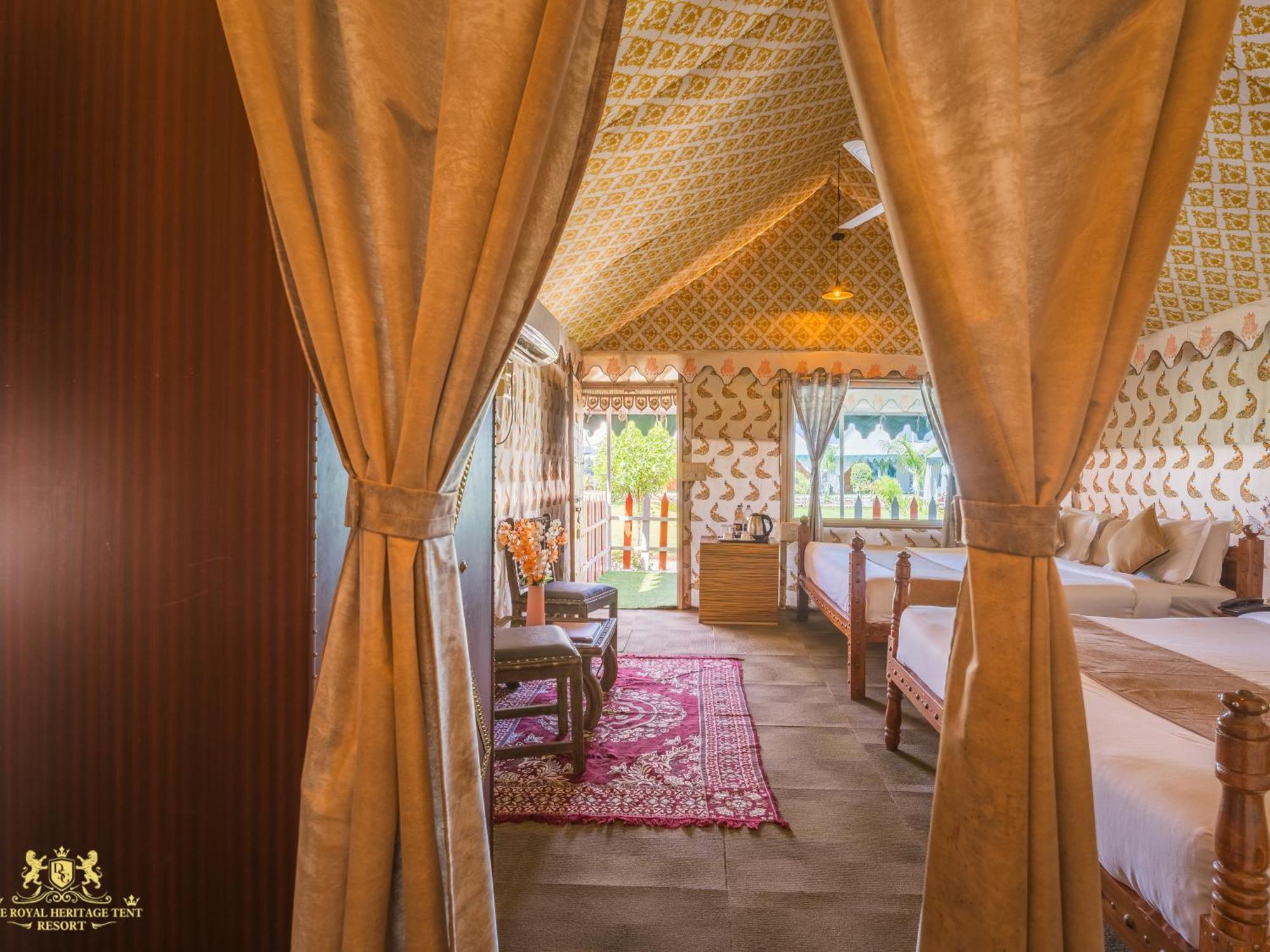 Kevadia The Royal Heritage Tent Resort- Statue Of Unity מראה חיצוני תמונה