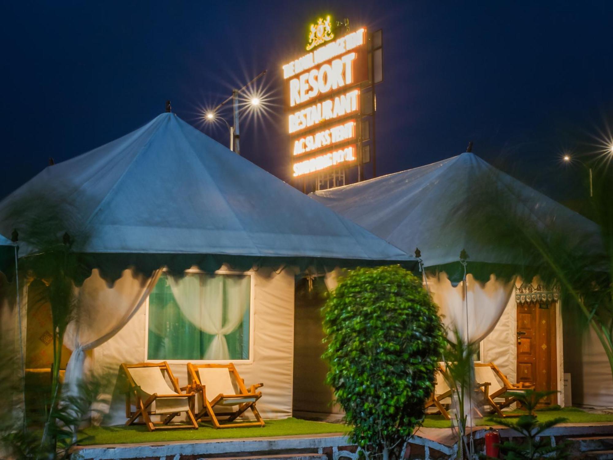 Kevadia The Royal Heritage Tent Resort- Statue Of Unity מראה חיצוני תמונה