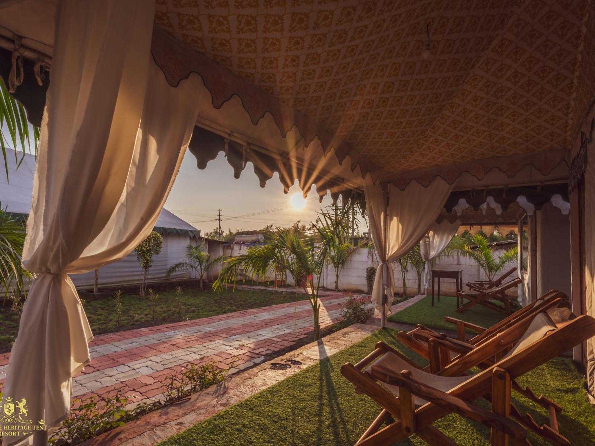 Kevadia The Royal Heritage Tent Resort- Statue Of Unity מראה חיצוני תמונה