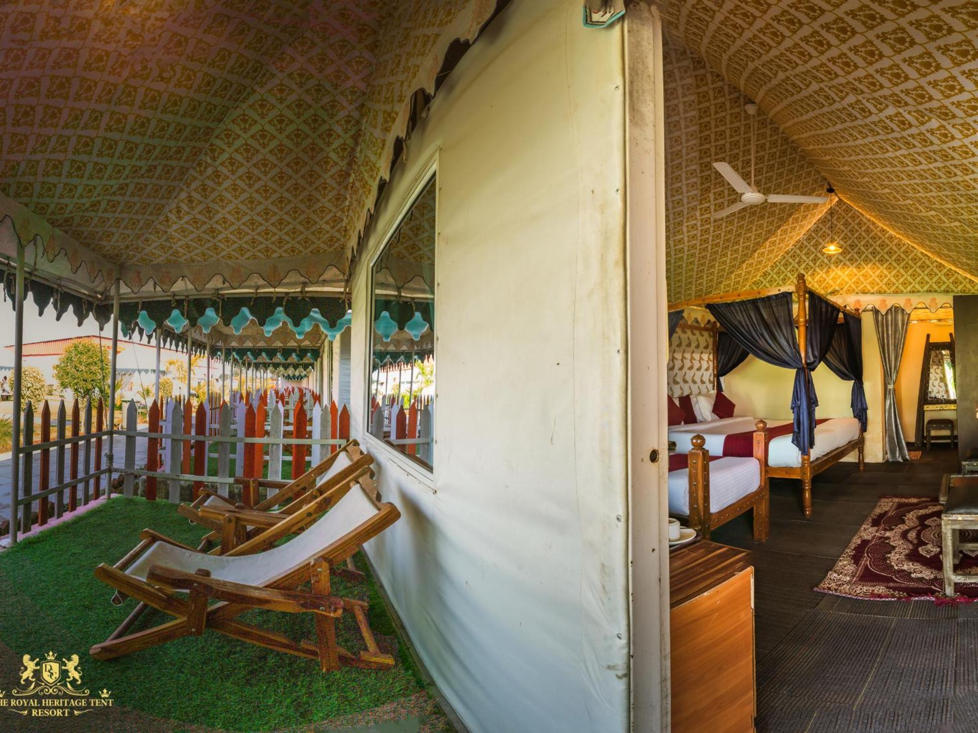 Kevadia The Royal Heritage Tent Resort- Statue Of Unity מראה חיצוני תמונה