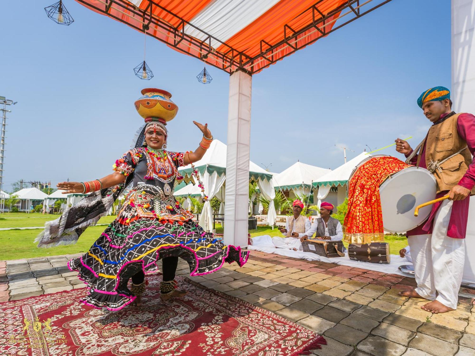 Kevadia The Royal Heritage Tent Resort- Statue Of Unity מראה חיצוני תמונה